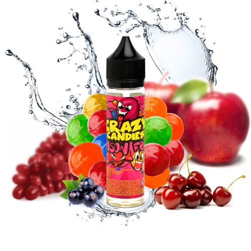 BM LIQUIDS CRAZY CANDIES CRIMSON FRUITS 50ml SPLASH