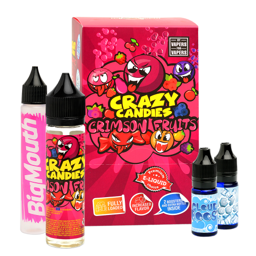 BM LIQUIDS CRAZY CANDIES CRIMSON FRUITS 50ml with box