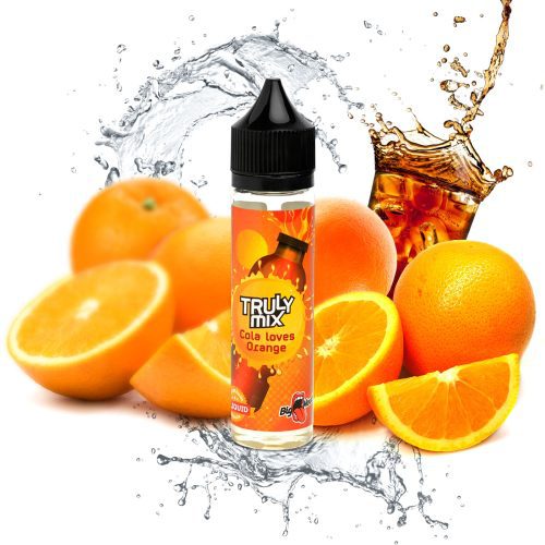 BM LIQUIDS TRULY MIX COLA LOVES ORANGE 50ml SPLASH 1